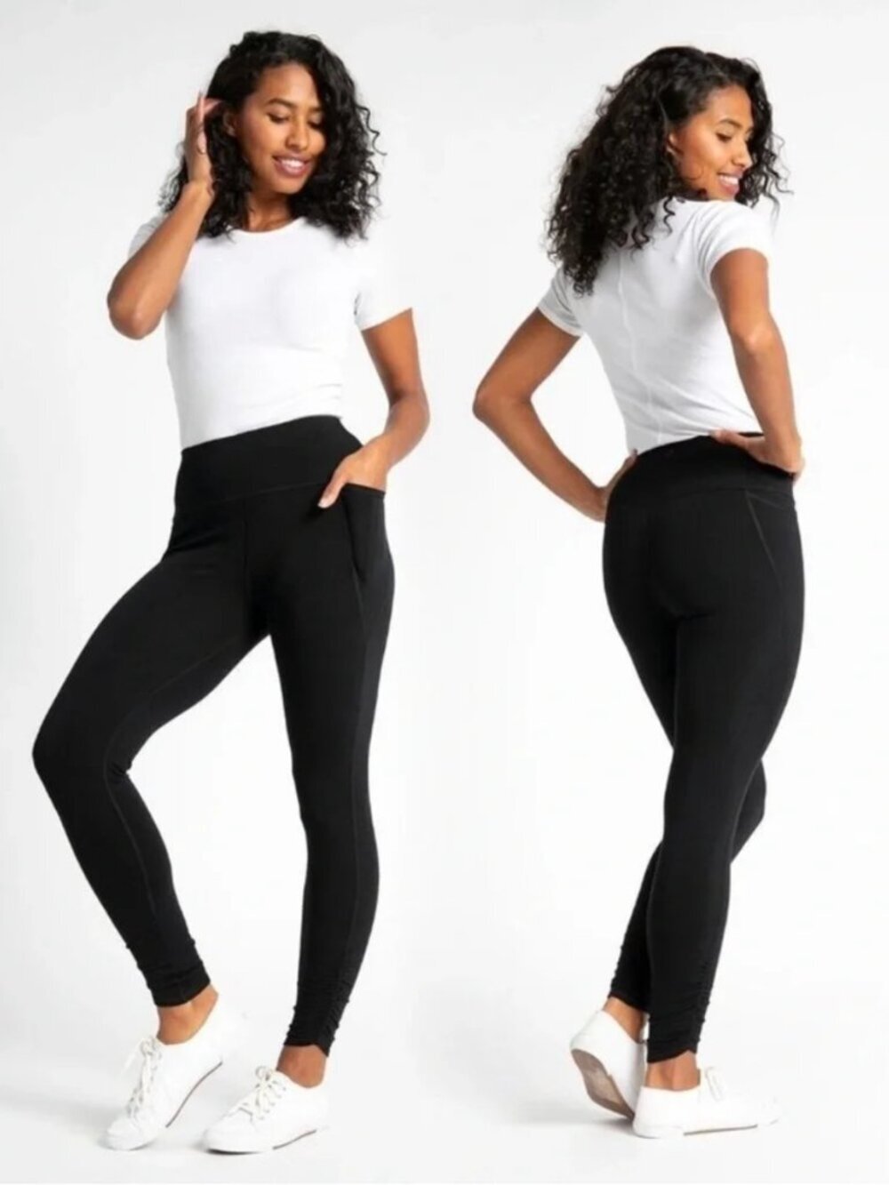 New Betabrand Black Vinyasa Legging Dress Pant Yoga Pants XSmall